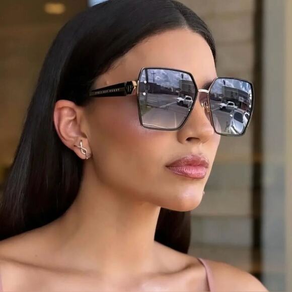 New! PHILIPP PLEIN Sunglasses SPP122V 0300 , Authentic - Picture 2 of 3